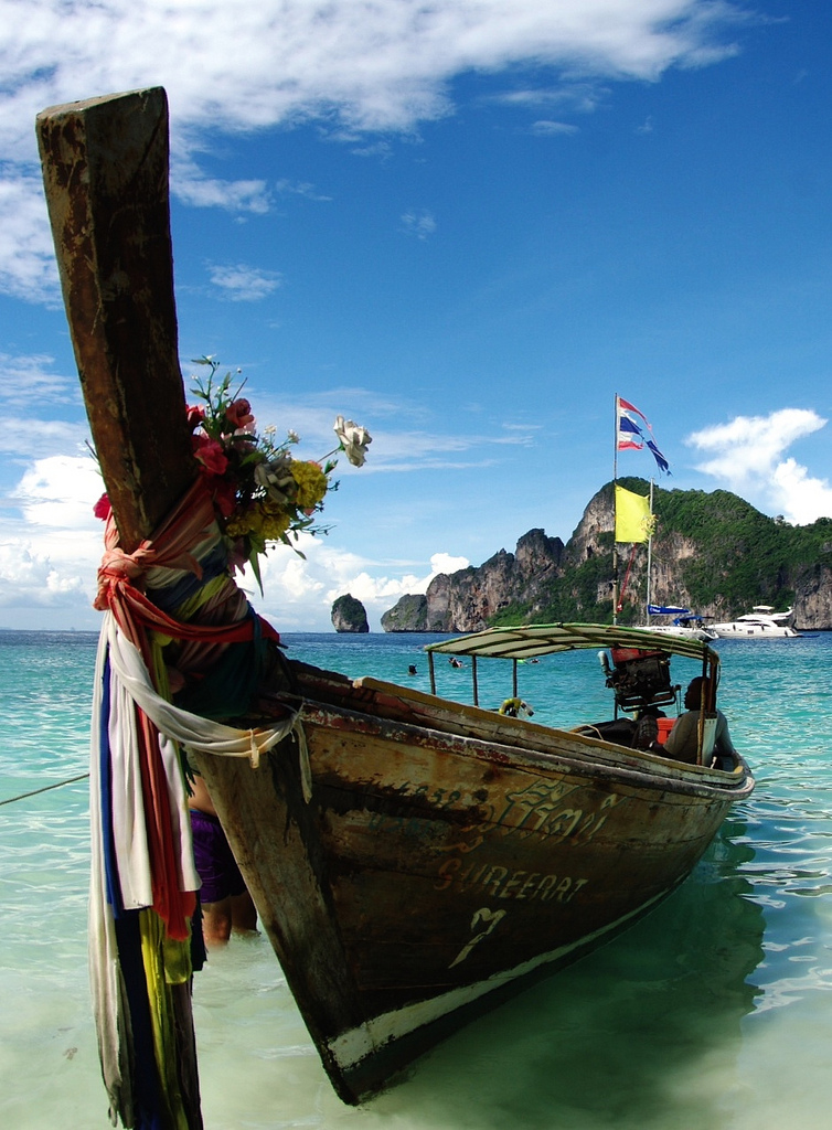 Thailand by julienpons31 Koh Tan Island long tail boat photo